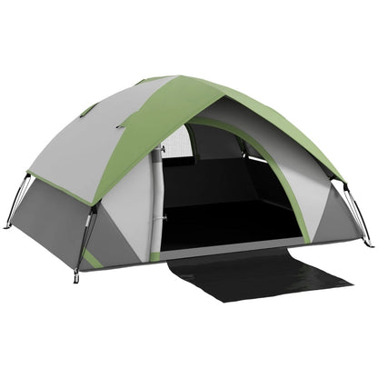 Two-Man Dome Tent (Green/Grey)