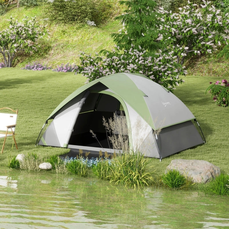 Two-Man Dome Tent (Green/Grey)