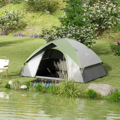 Two-Man Dome Tent (Green/Grey)