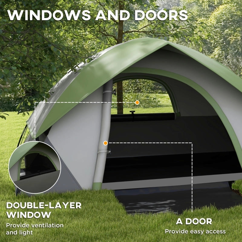Two-Man Dome Tent (Green/Grey)