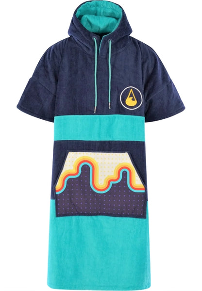 Wave-Hawaii Bluebow Beach Poncho and Changing Robe