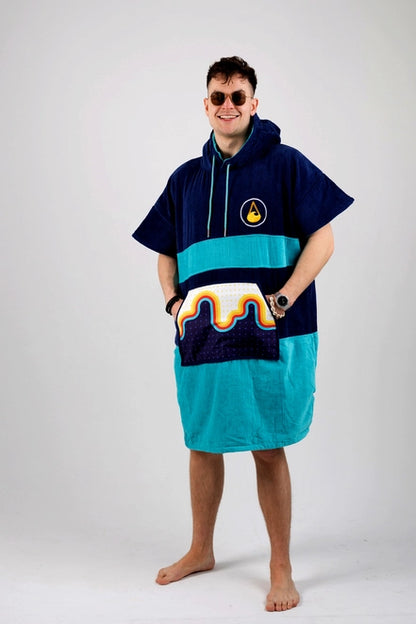 Wave-Hawaii Bluebow Beach Poncho and Changing Robe