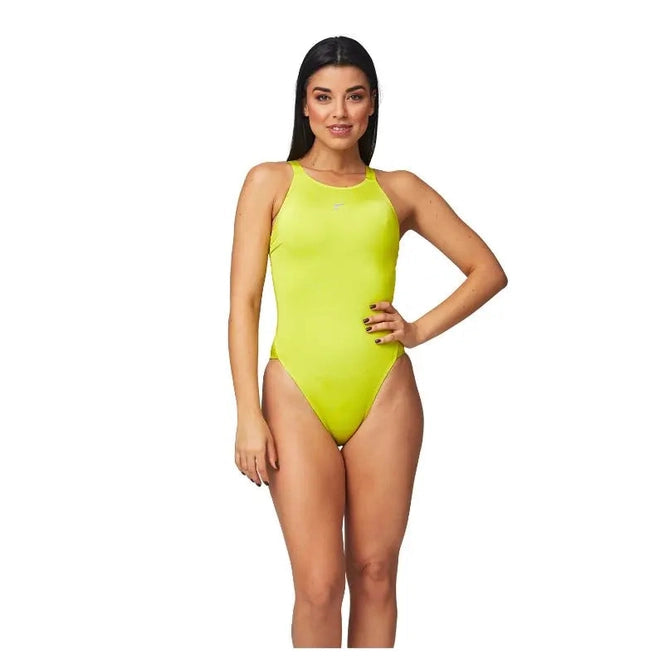 Women Pool Training Swimwear | Girls Swimsuit Yellow