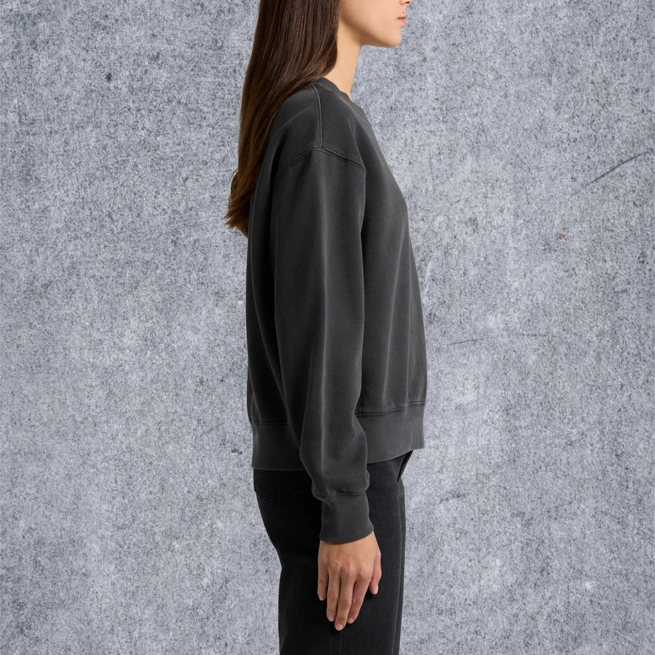 Pull Hoy Explore pour femme - Noir délavé