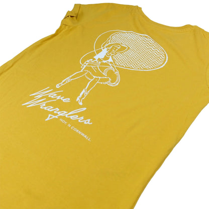 Women's Wave Wranglers Organic T-Shirt - Mango