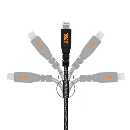 Rhino Power Lightning Mfi To Usb-C Charging Cable - 3A, 60W