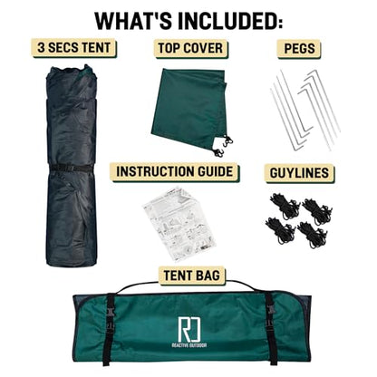 3 Secs Camping Tent - Instant Pop Up Reactive Outdoor Tent